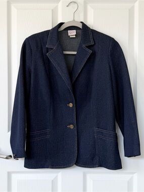 Vintage 1970’s Graffiti of California Denim Look Blazer Jacket